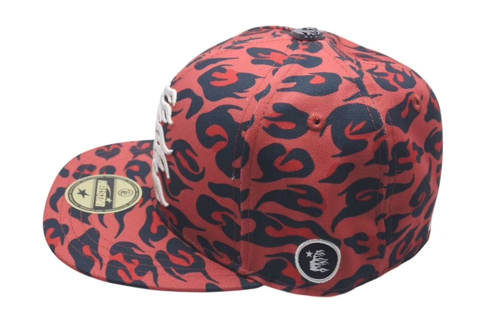 HELLSTAR SS24 Cheetah Print Fitted Hat