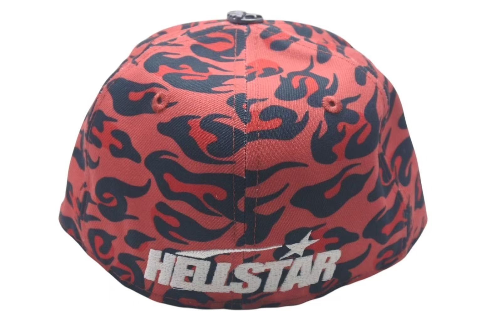 HELLSTAR SS24 Cheetah Print Fitted Hat
