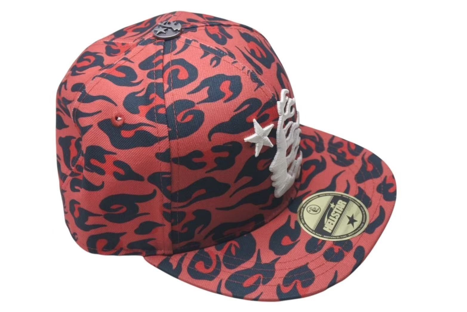 HELLSTAR SS24 Cheetah Print Fitted Hat