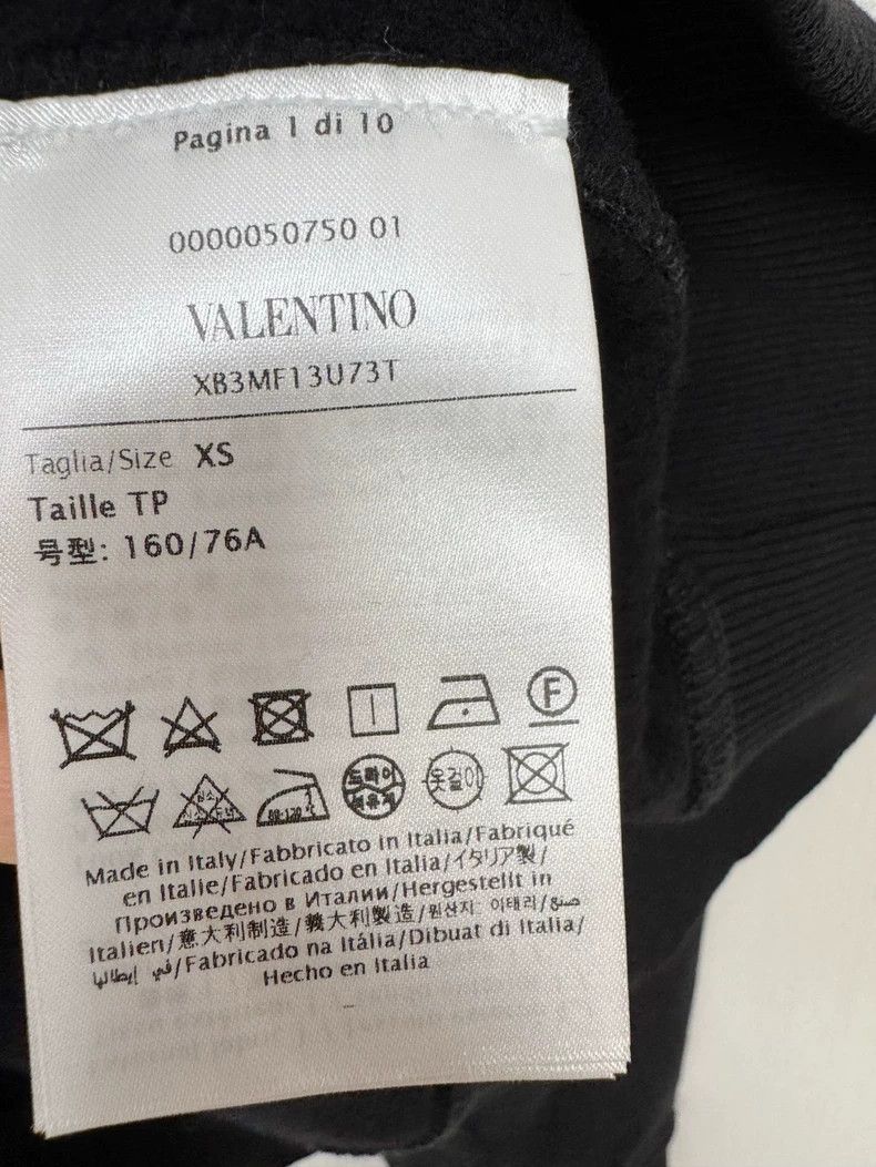 Valentino Valentino Black Hoodie with Butterfly Detail Size XS / US 0-2 / IT 36-38 - 5 Thumbnail