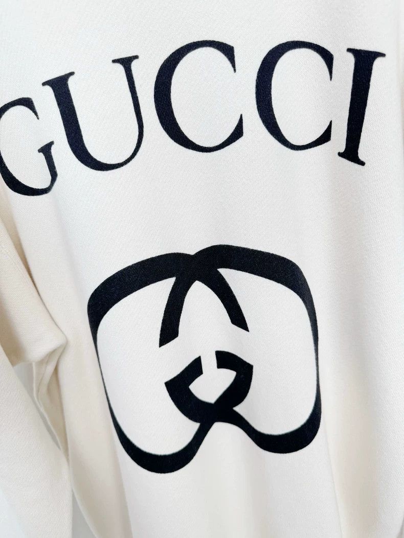 Gucci Gucci Sweatshirt Size M in Beige Color Size M / US 6-8 / IT 42-44 - 3 Thumbnail