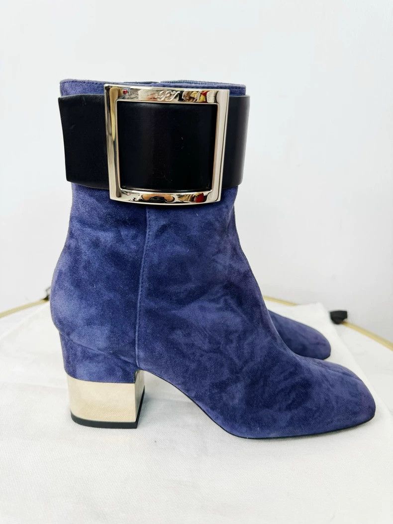 Roger Vivier Roger Vivier New Buckle Ankle Boots Size US 6 / IT 36 - 2 Thumbnail