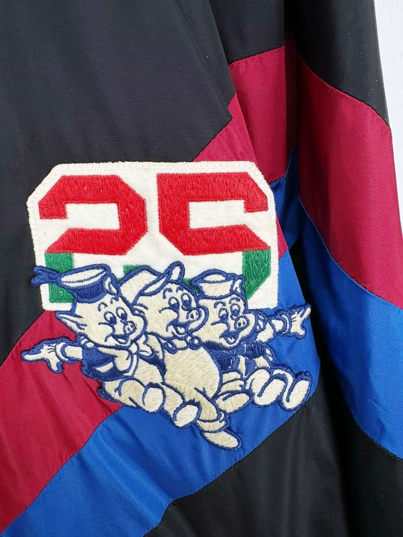 Gucci Gucci Hooded Jacket in Black with Red Blue Size L / US 10 / IT 46 - 2 Thumbnail