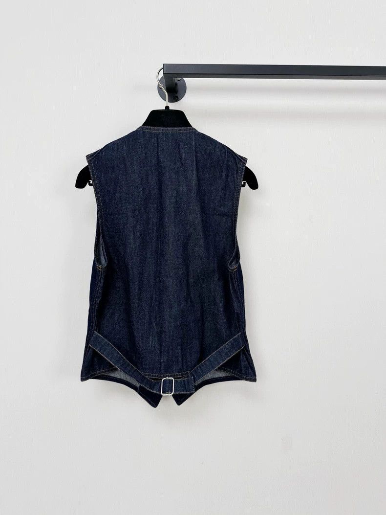 Dior Dior Denim Vest with Buttons Size L / US 10 / IT 46 - 6 Thumbnail