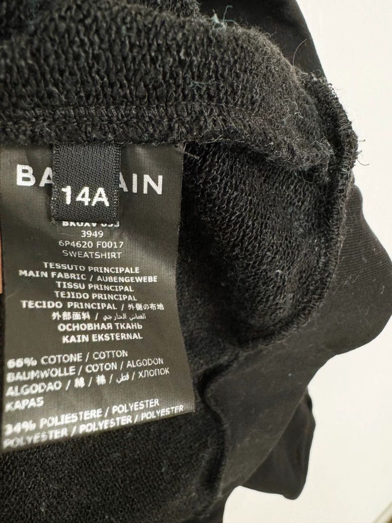 Balmain Balmain Sweatshirt in Navy Blue Color Size S / US 4 / IT 40 - 4 Thumbnail