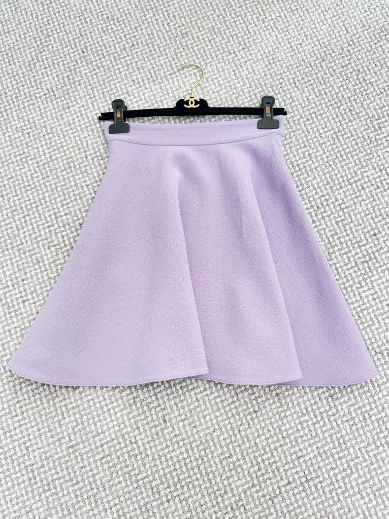 Prada Miu Miu Classic Purple A-line Skirt Size 40" / US 18 - 7 Thumbnail