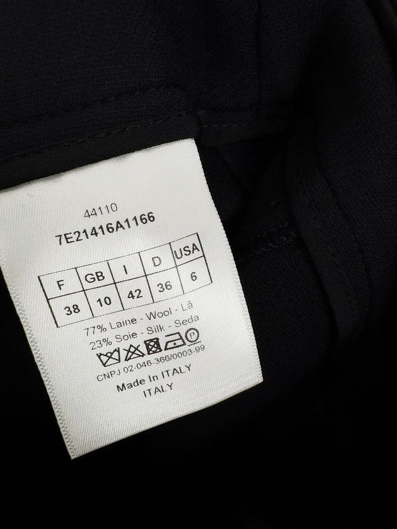 Dior Dior High-Waist Pants in Wool-Silk Blend Size 38" / US 16 / IT 52 - 3 Thumbnail