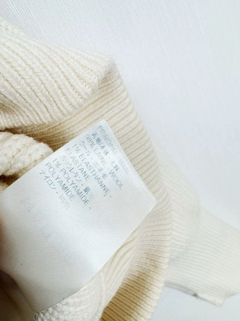 Louis Vuitton Louis Vuitton White High-Neck Knit Top Size S / US 4 / IT 40 - 6 Thumbnail