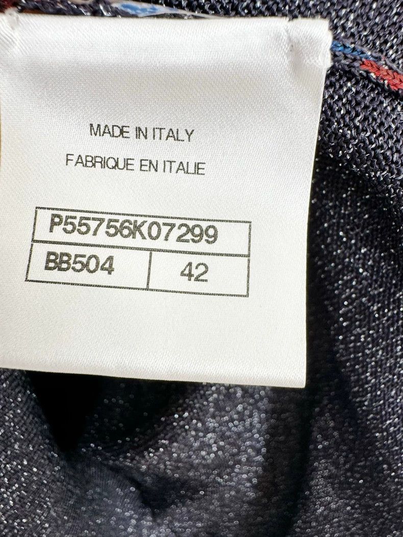 Chanel Chanel Floral Sequin Knit Sweater Size L / US 10 / IT 46 - 4 Thumbnail