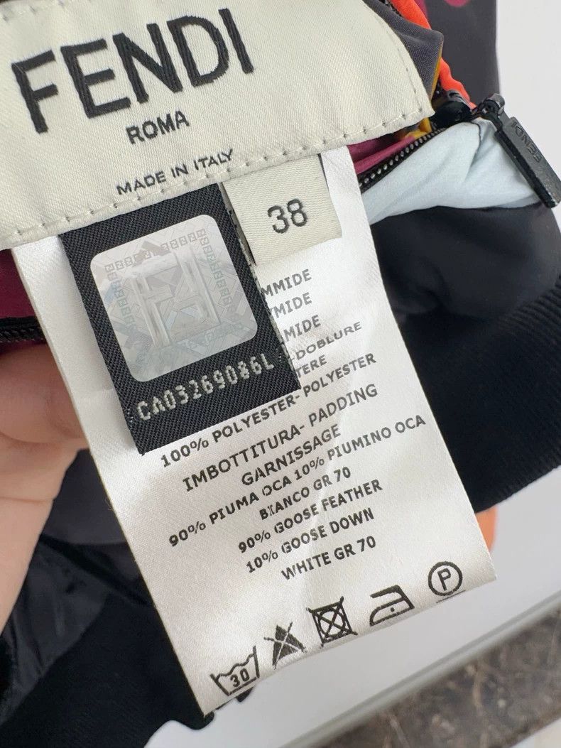 Fendi Fendi Colorful Down Jacket Size 38 Size M / US 6-8 / IT 42-44 - 3 Thumbnail