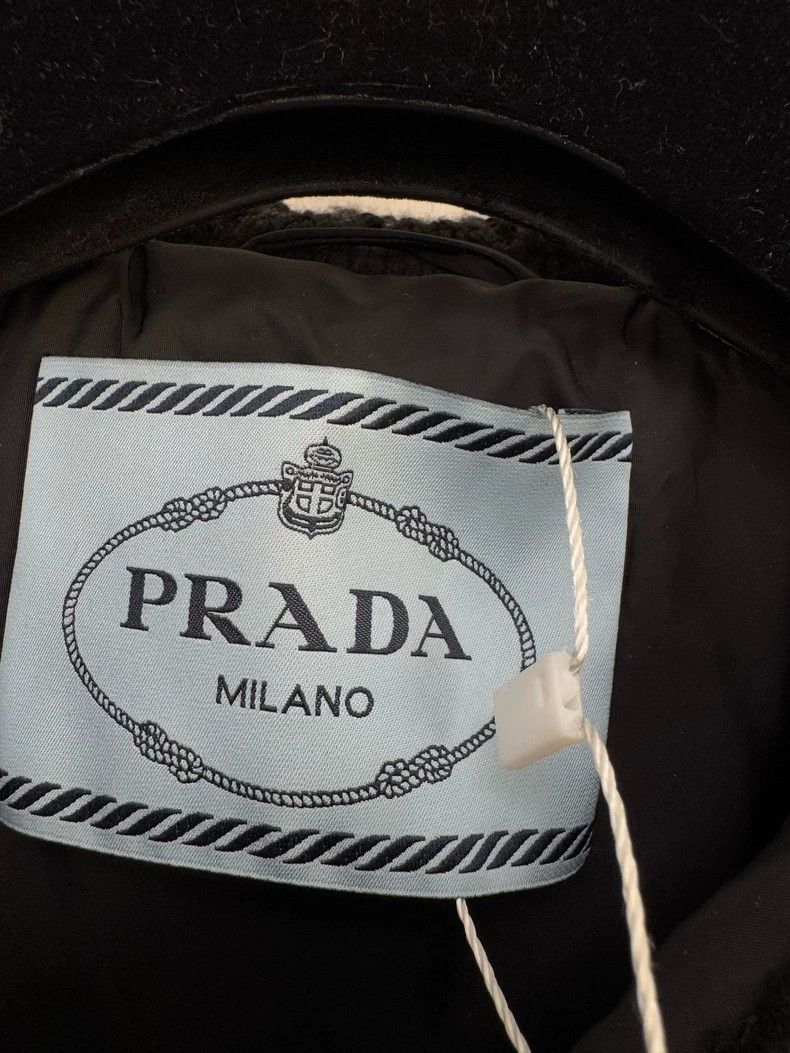Prada Prada Cotton Jacket with Striped Collar Size M / US 6-8 / IT 42-44 - 3 Thumbnail