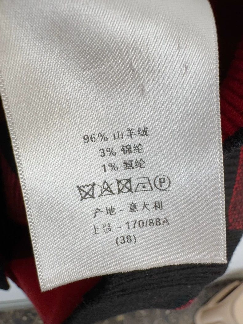 Dior Dior Cashmere Hoodie with Check Pattern Size M / US 6-8 / IT 42-44 - 4 Thumbnail