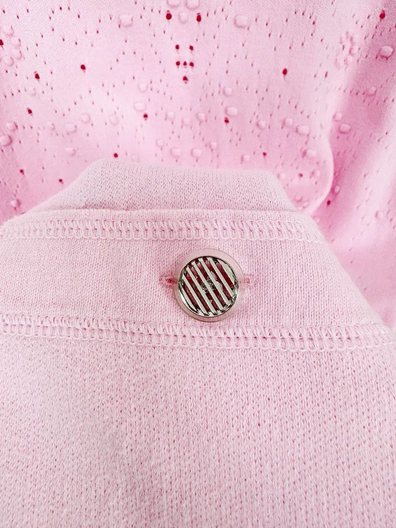 Chanel Chanel Pink Knit Dress with Embellishments Size XS / US 0-2 / IT 36-38 - 4 Thumbnail
