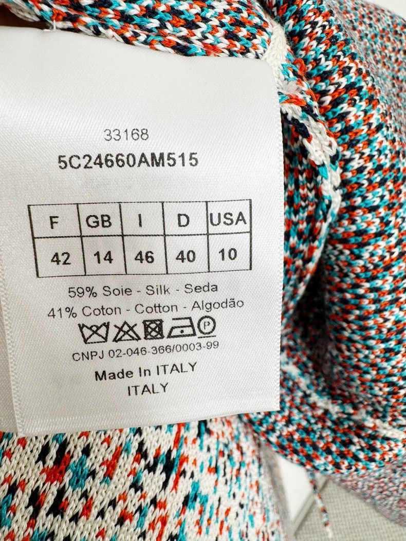 Dior Dior Colorful Knit Dress Size 42 Size L / US 10 / IT 46 - 4 Thumbnail