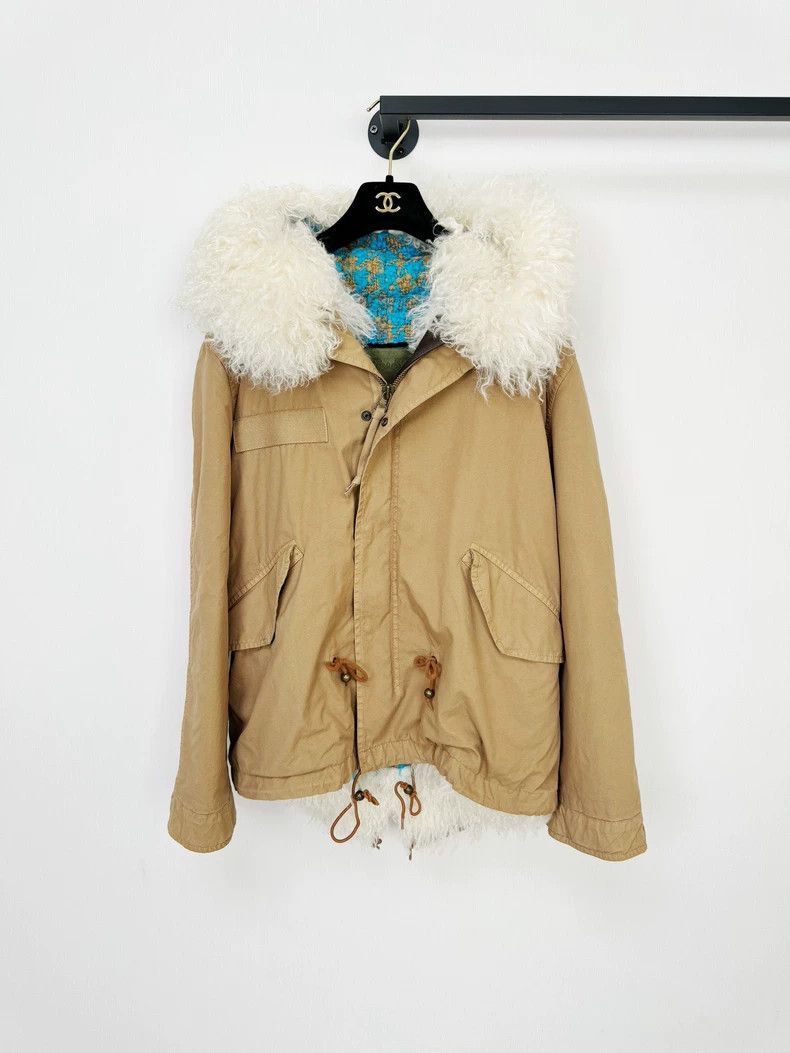 Moncler Mr&Mrs Fur Coat with Hooded Collar Size XS / US 0-2 / IT 36-38 - 2 Thumbnail