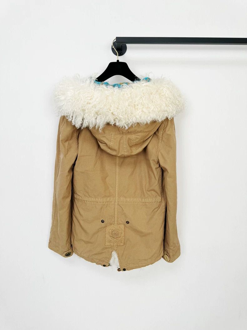 Moncler Mr&Mrs Fur Coat with Hooded Collar Size XS / US 0-2 / IT 36-38 - 5 Thumbnail