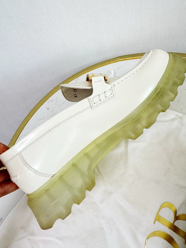 Dior Dior White Thick-Soled Loafers Size 36 Size US 6 / IT 36 - 3 Thumbnail