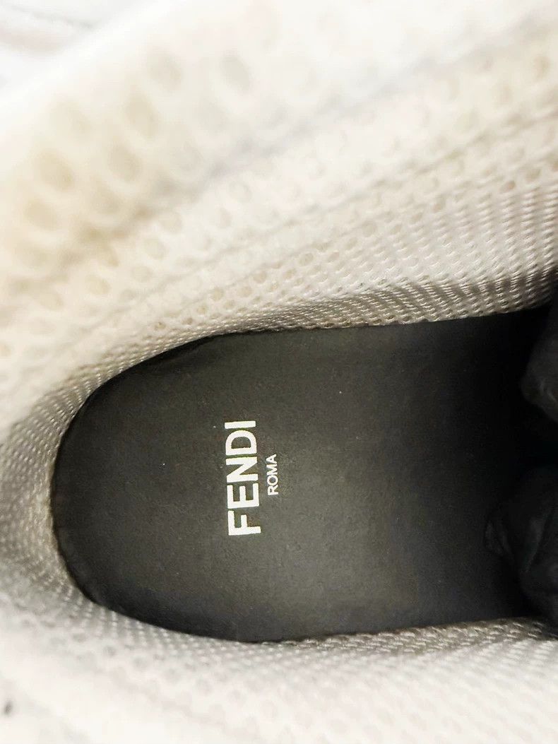 Fendi Fendi Silver High Top Sneakers Size 36 Size US 6 / IT 36 - 7 Thumbnail