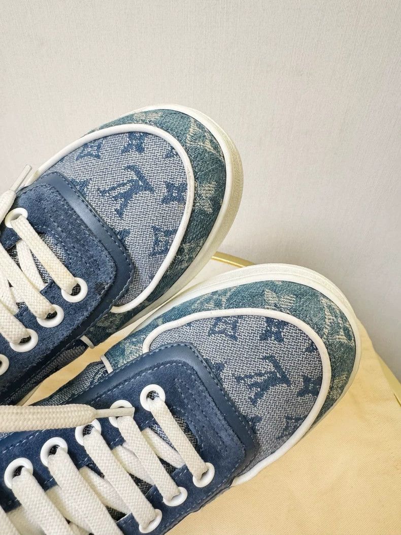 Louis Vuitton Louis Vuitton Denim Sneakers Size 35 Size US 5 / IT 35 - 7 Thumbnail