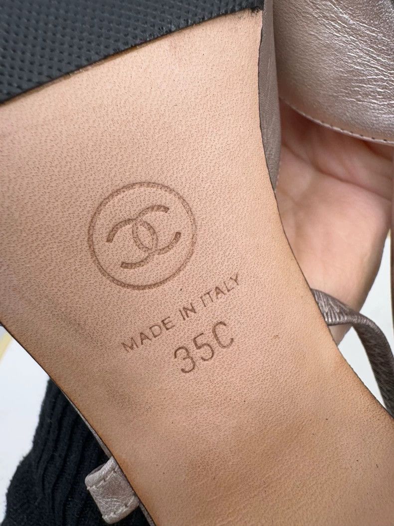 Chanel Chanel Chunky Heel Sandals Size 35 Size US 5 / IT 35 - 6 Thumbnail