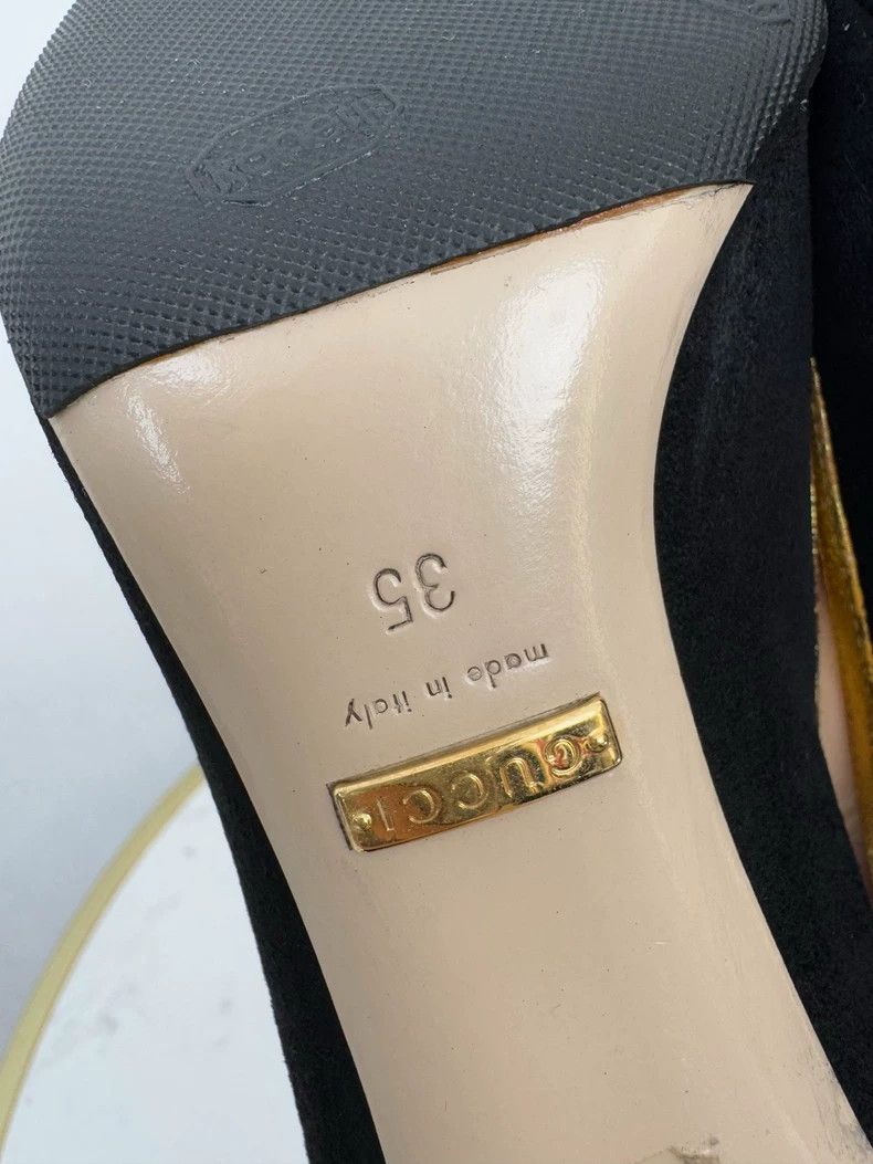 Gucci Gucci High Heels with Bee Design Size US 5 / IT 35 - 7 Thumbnail