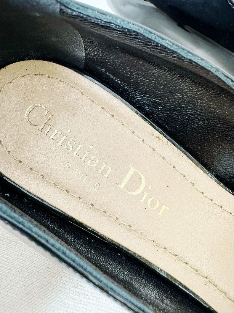 Dior Dior Heart Embellished Black Flats Shoes Size US 6 / IT 36 - 3 Thumbnail