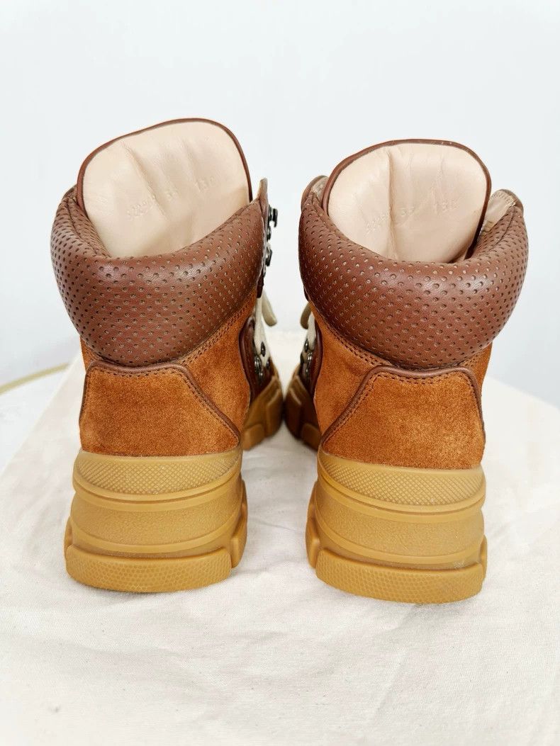 Gucci Gucci High-Top Sneakers Brown Size 35 Size US 5 / IT 35 - 7 Thumbnail