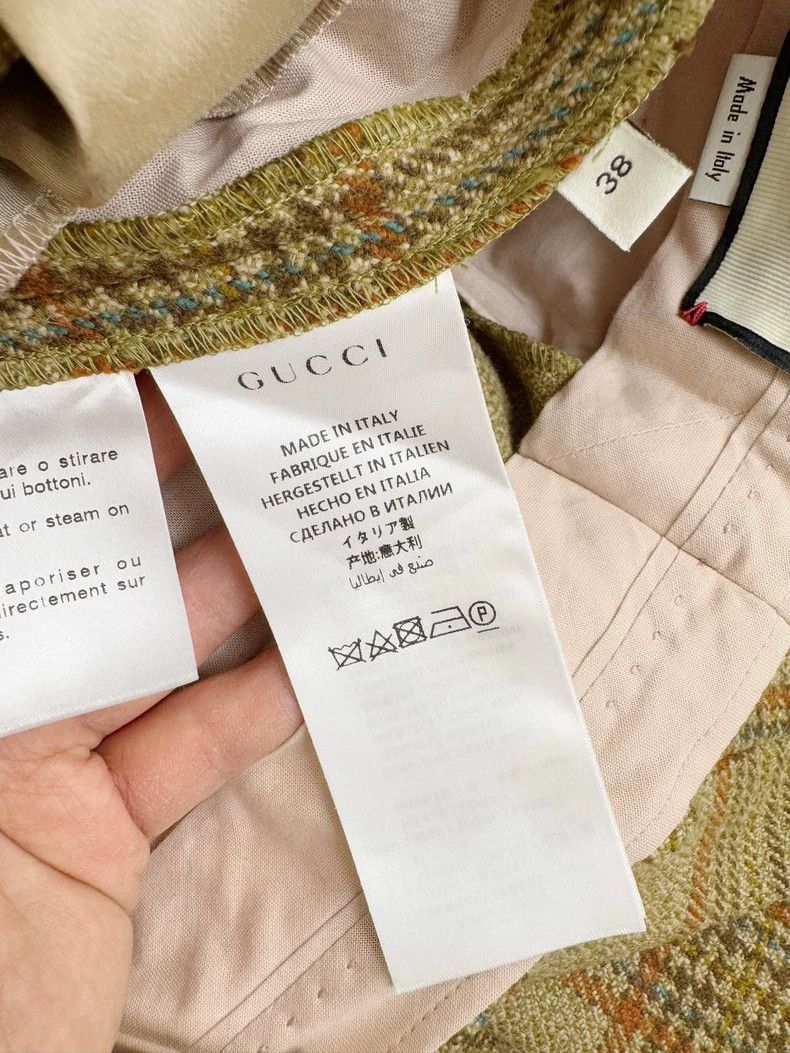 Gucci Gucci Classic Plaid Wool Trousers Size 38 Size 38" / US 16 / IT 52 - 4 Thumbnail