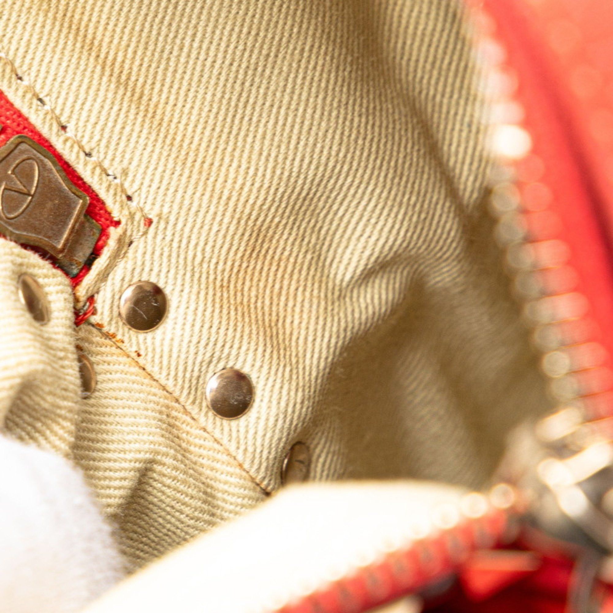 Valentino Valentino Rockstud Backpack Red Leather Women's Size ONE SIZE - 6 Thumbnail