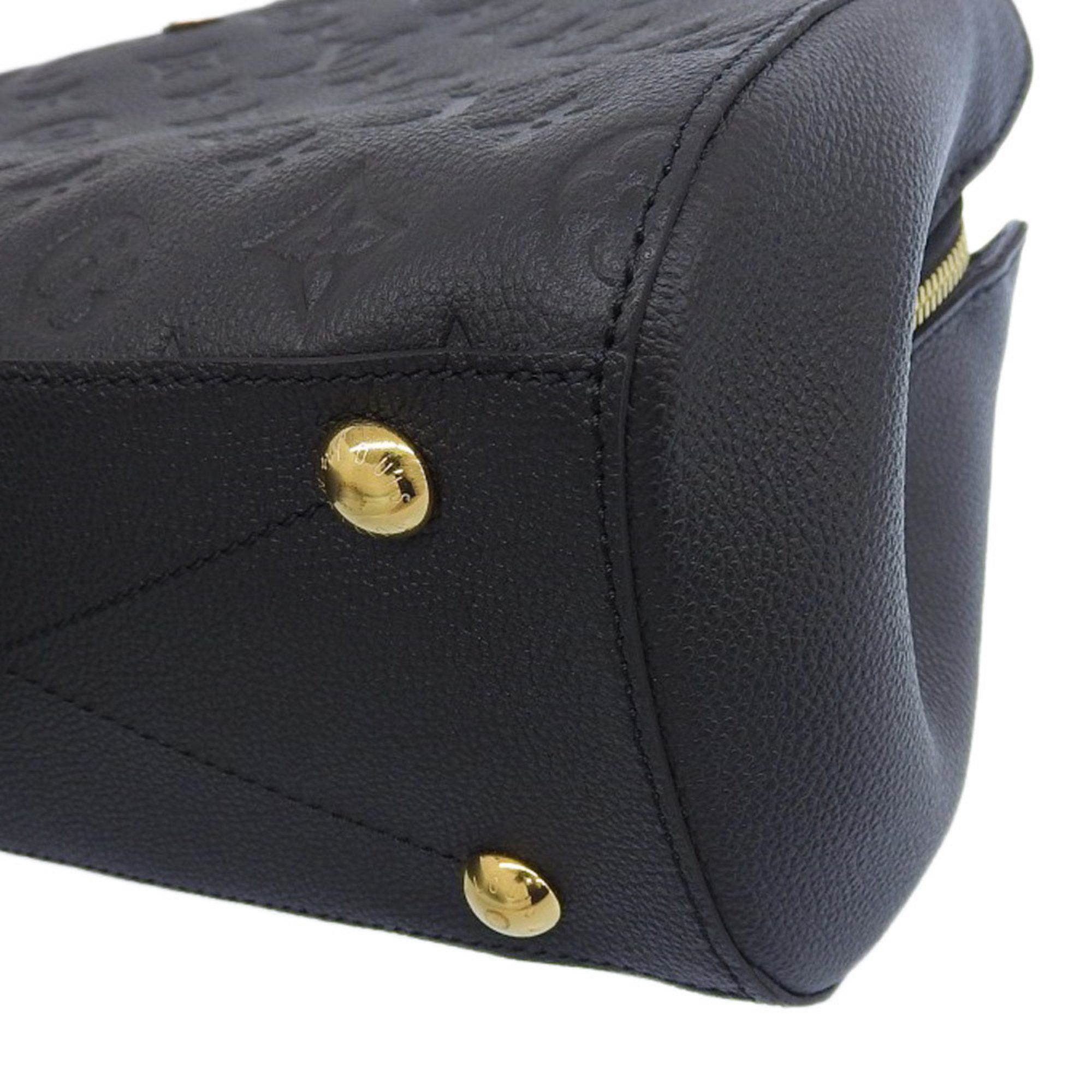 Louis Vuitton Like new Louis Vuitton Monogram Empreinte Montaigne BB M41053 Bag Noir Size ONE SIZE - 5 Thumbnail