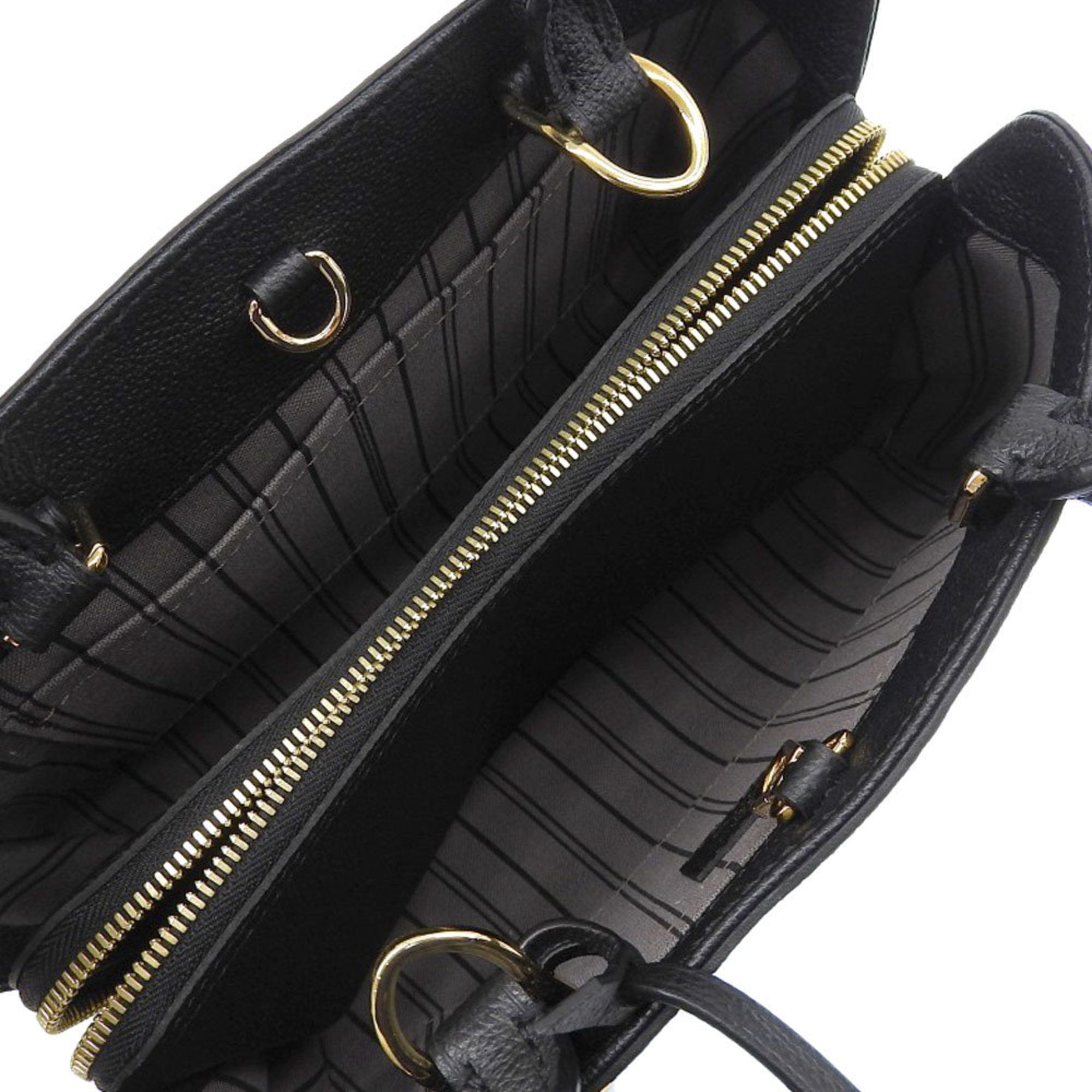 Louis Vuitton Like new Louis Vuitton Monogram Empreinte Montaigne BB M41053 Bag Noir Size ONE SIZE - 3 Thumbnail