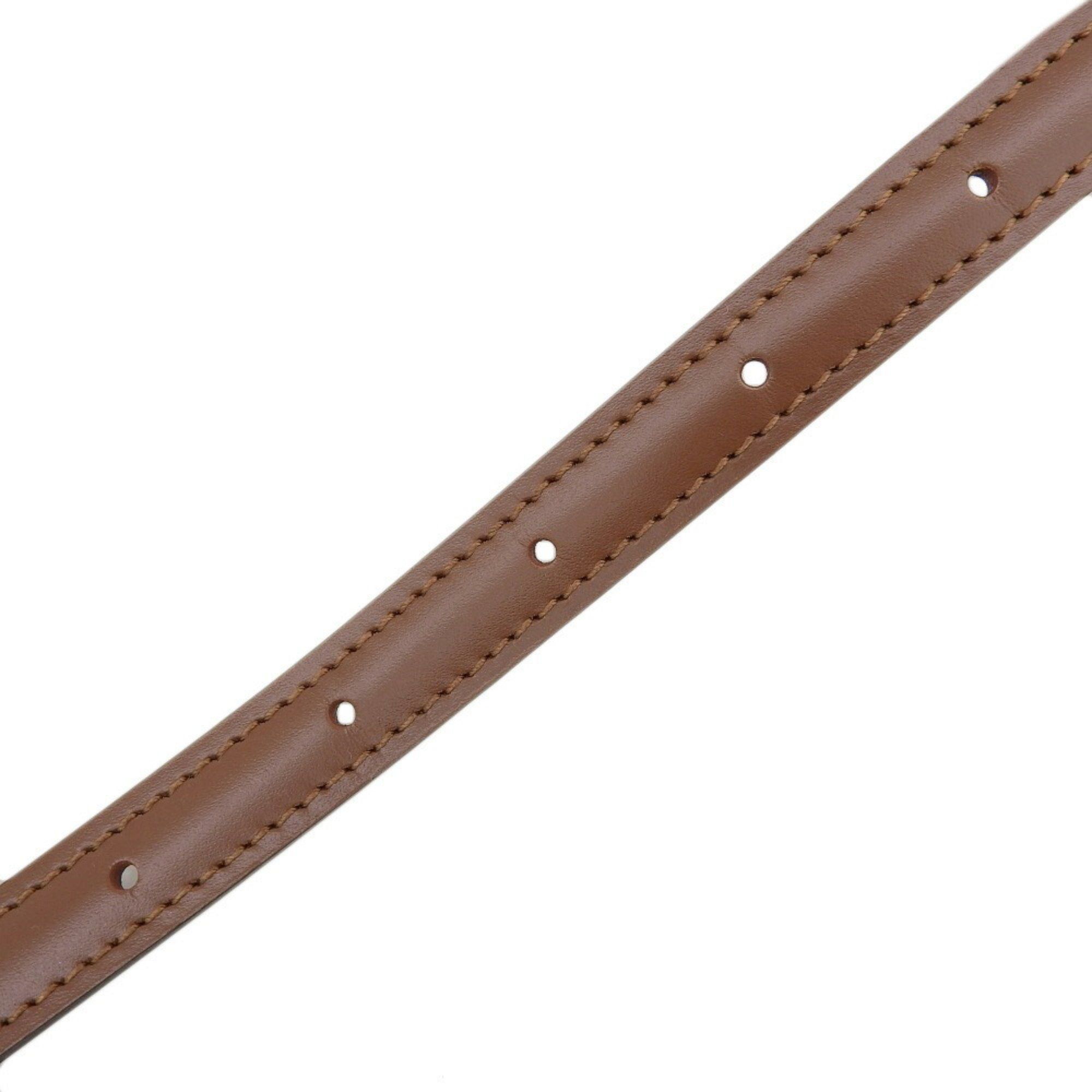 Louis Vuitton LOUIS VUITTON Shoulder Strap Leather Brown Size ONE SIZE - 4 Thumbnail