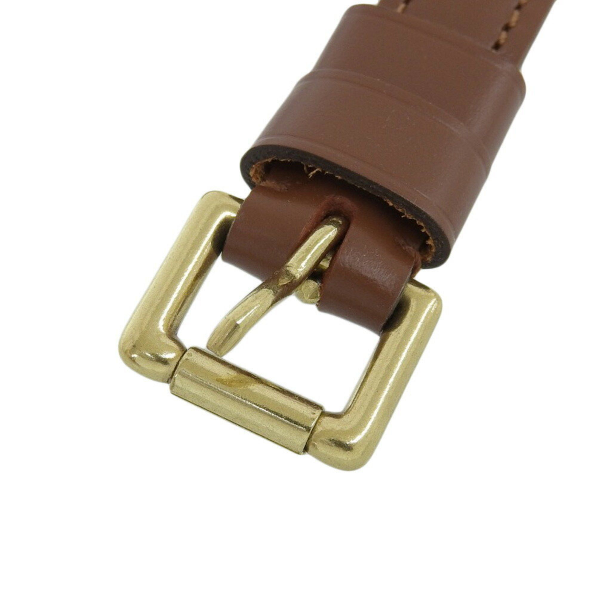 Louis Vuitton LOUIS VUITTON Shoulder Strap Leather Brown Size ONE SIZE - 3 Thumbnail