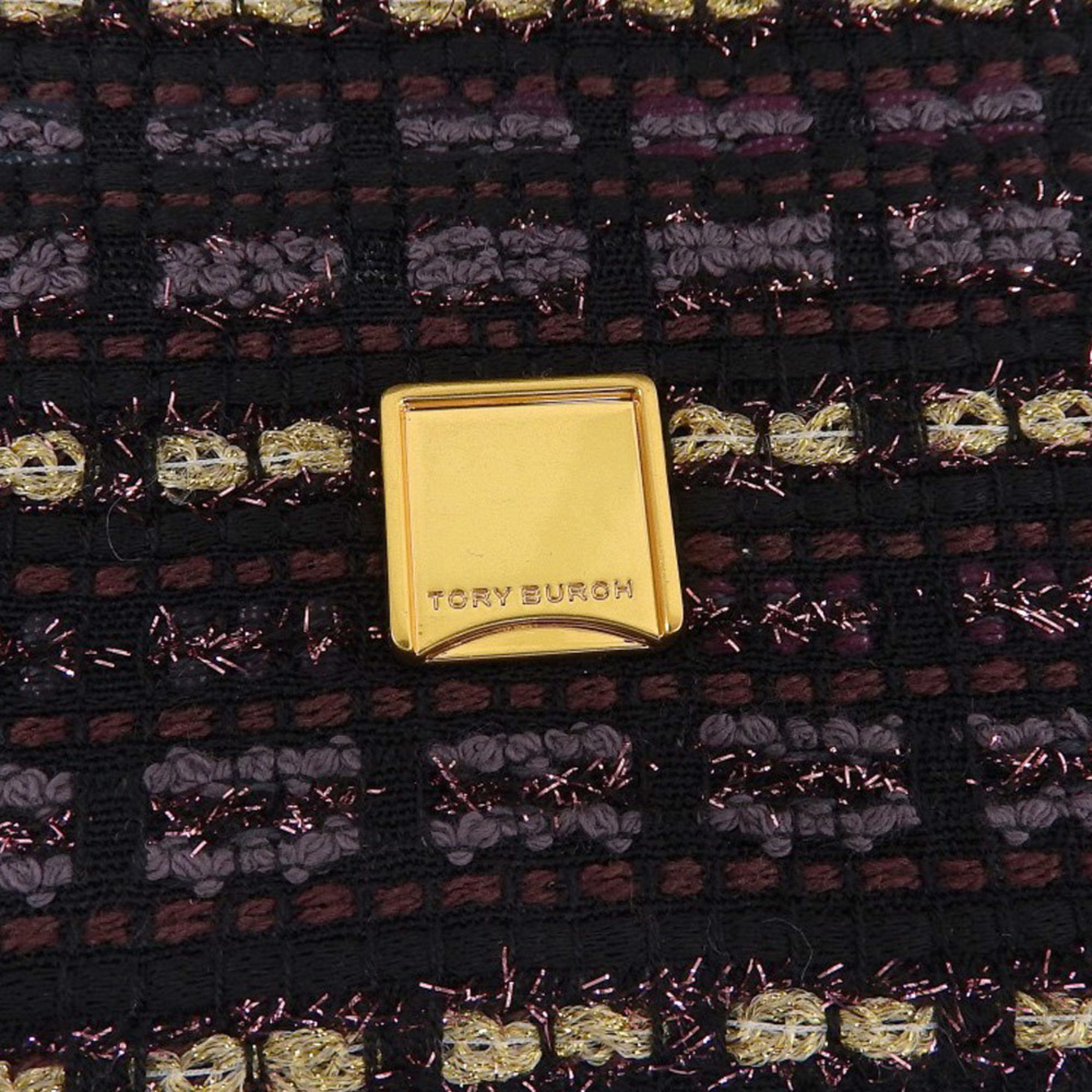 Tory Burch TORY BURCH Chain Wallet Bag Shoulder Tweed Multicolor Size ONE SIZE - 9 Thumbnail