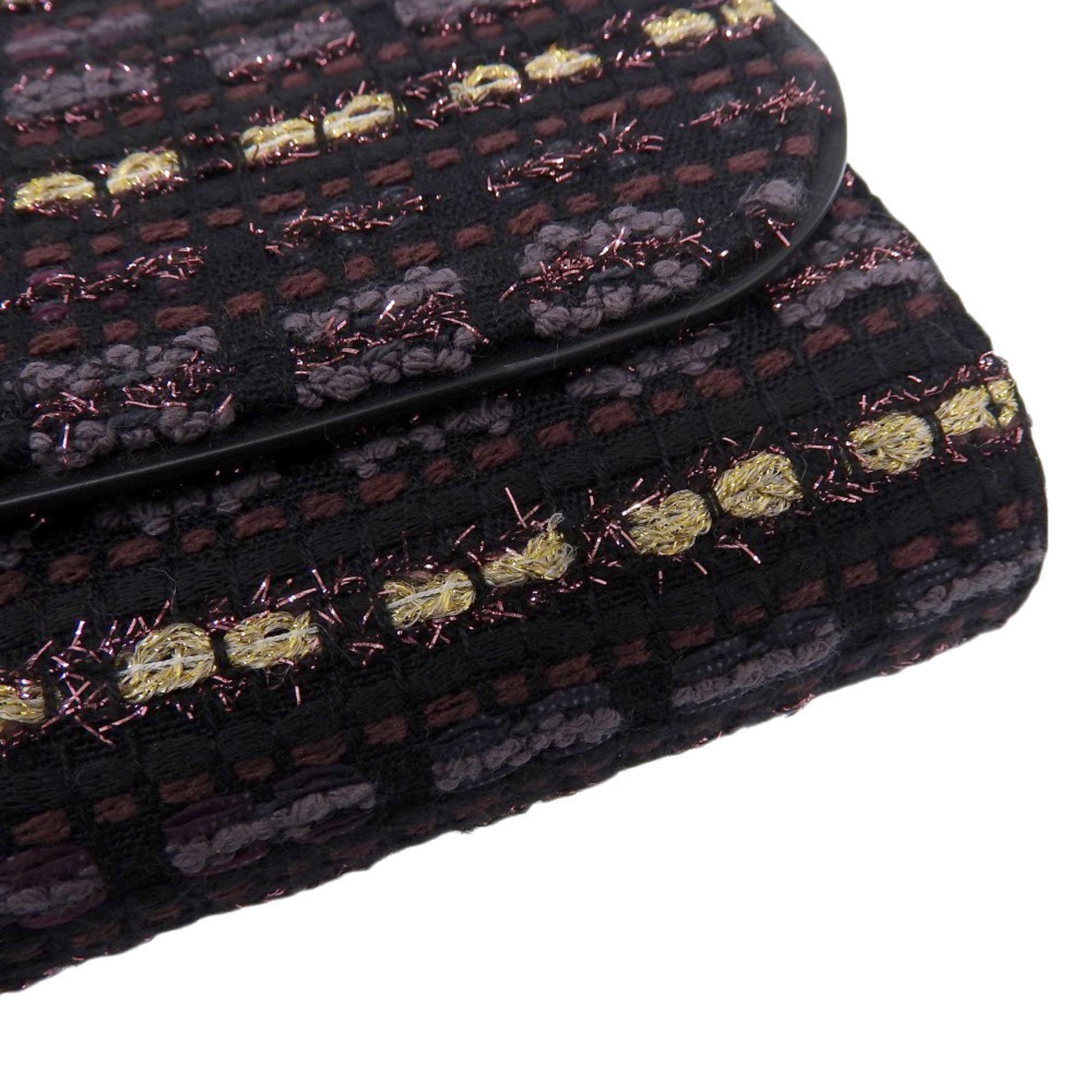 Tory Burch TORY BURCH Chain Wallet Bag Shoulder Tweed Multicolor Size ONE SIZE - 7 Thumbnail