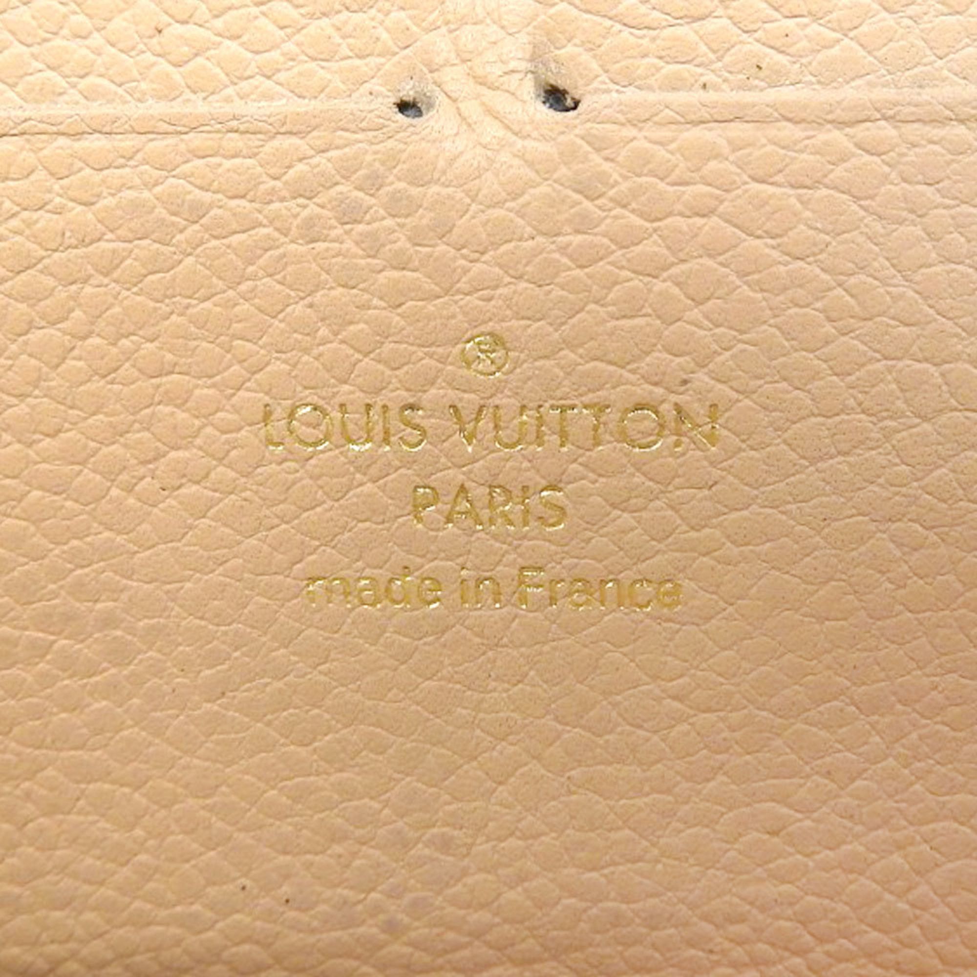 Louis Vuitton Louis Vuitton Monogram Empreinte Portefeuille Clemence M60173 Round Long Wallet Dune Size ONE SIZE - 10 Thumbnail