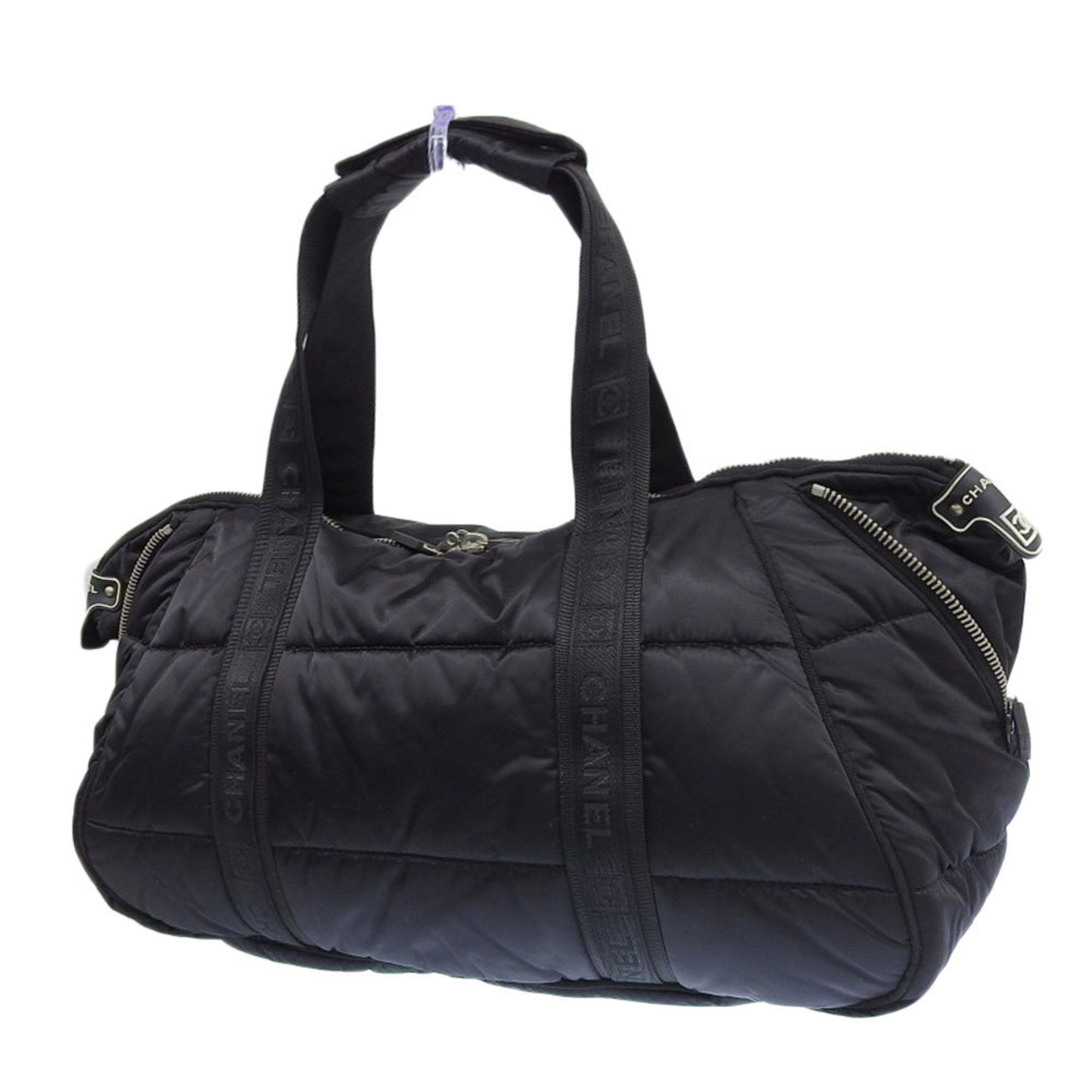 Chanel CHANEL Sports Line Seal 10th Series Boutique 2005.7.2 D.K Coco Mark Boston Bag Nylon Size ONE SIZE - 2 Thumbnail