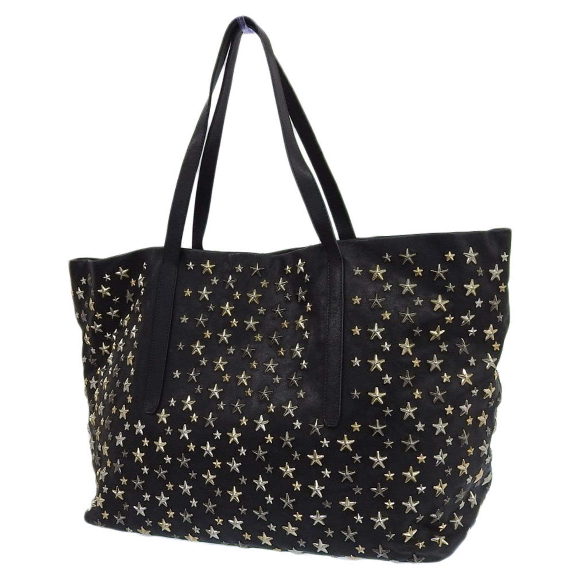 Jimmy Choo JIMMY CHOO Pimlico Star Stud Tote Bag Leather Black Size ONE SIZE - 2 Thumbnail