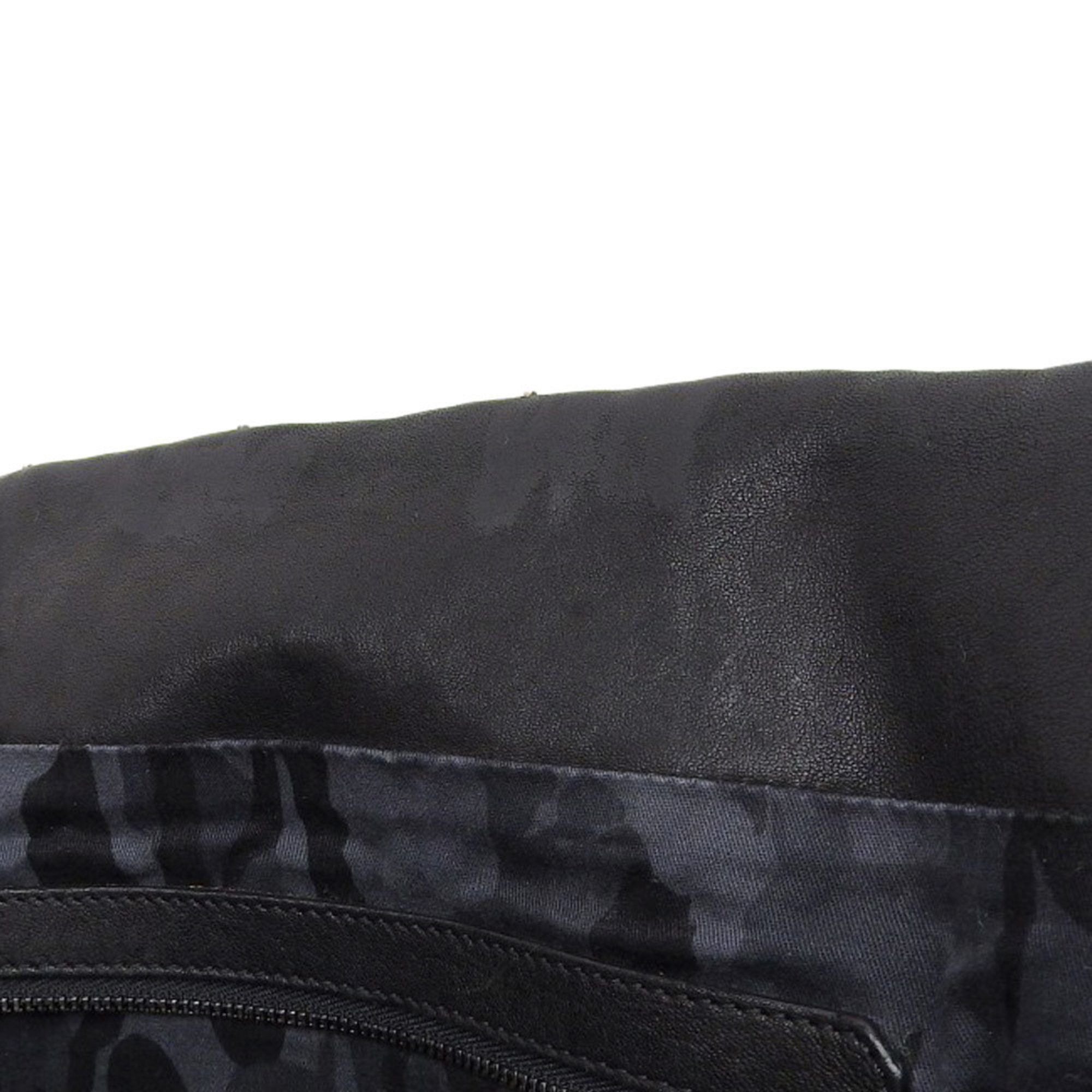 Jimmy Choo JIMMY CHOO Pimlico Star Stud Tote Bag Leather Black Size ONE SIZE - 8 Thumbnail
