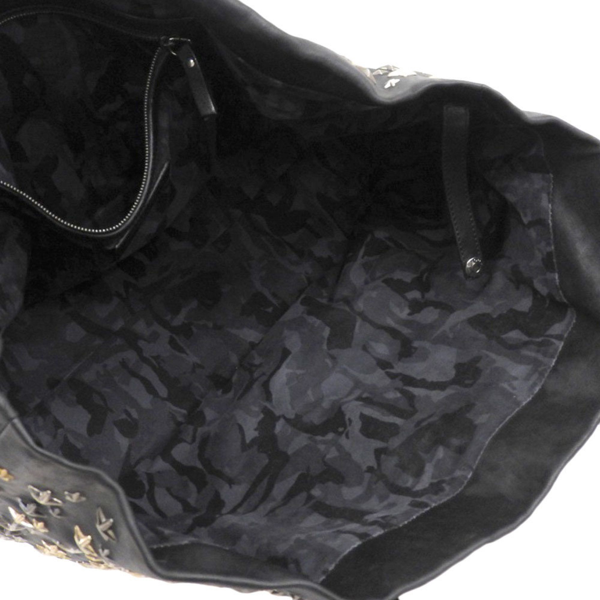 Jimmy Choo JIMMY CHOO Pimlico Star Stud Tote Bag Leather Black Size ONE SIZE - 3 Thumbnail