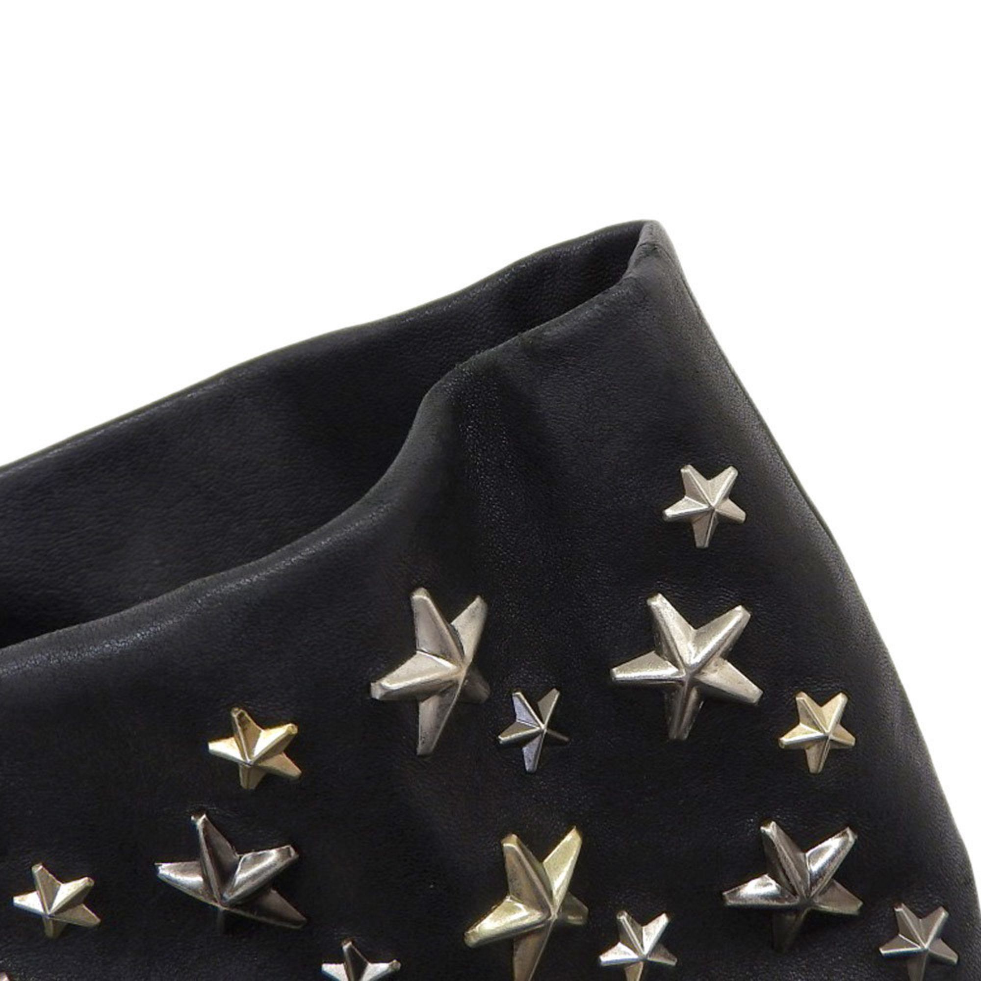 Jimmy Choo JIMMY CHOO Pimlico Star Stud Tote Bag Leather Black Size ONE SIZE - 6 Thumbnail