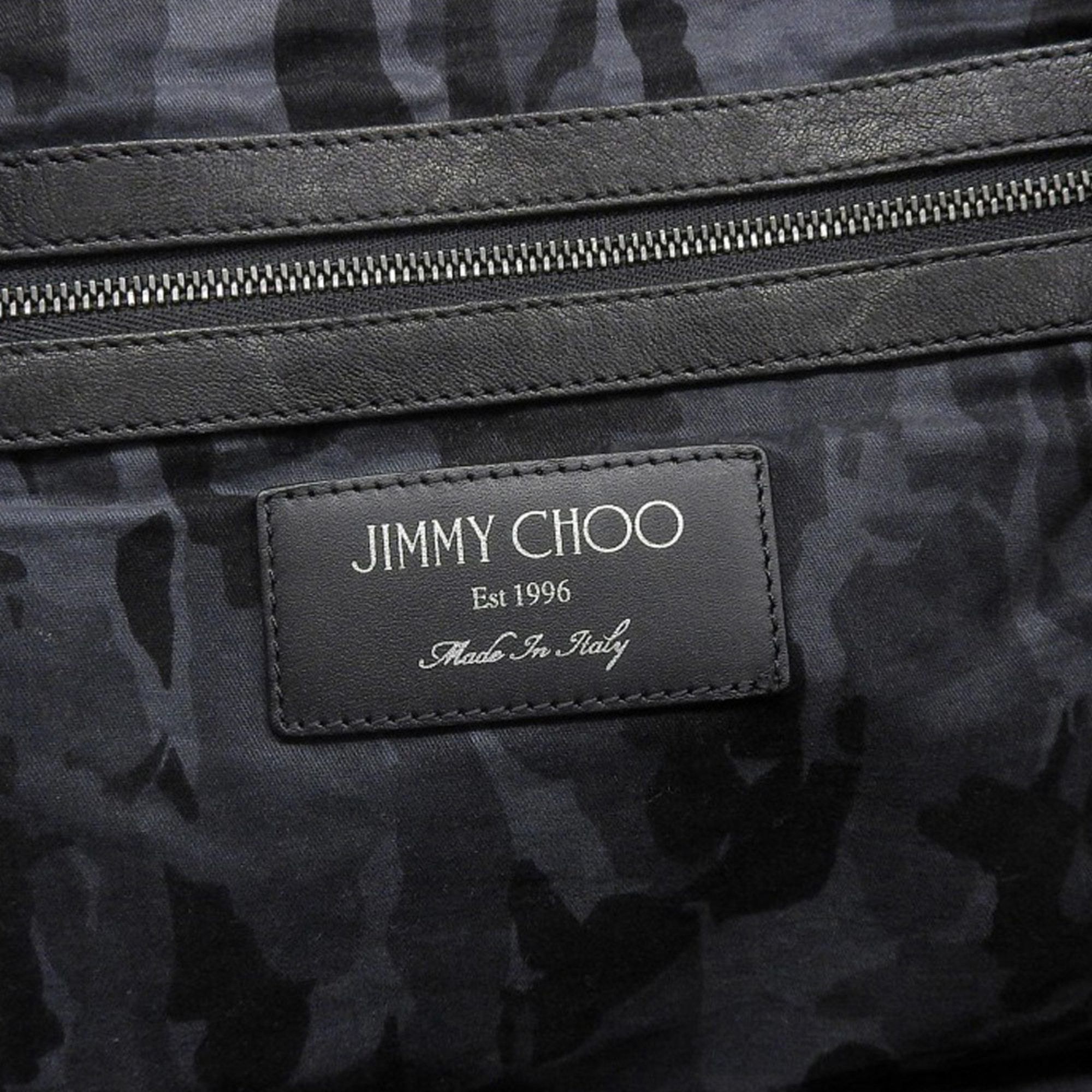 Jimmy Choo JIMMY CHOO Pimlico Star Stud Tote Bag Leather Black Size ONE SIZE - 9 Thumbnail