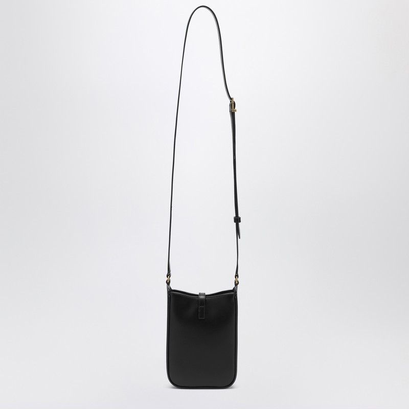 Saint Laurent Paris Saint Laurent Black Leather 5 To 7 Mini Bag Size ONE SIZE - 2 Thumbnail