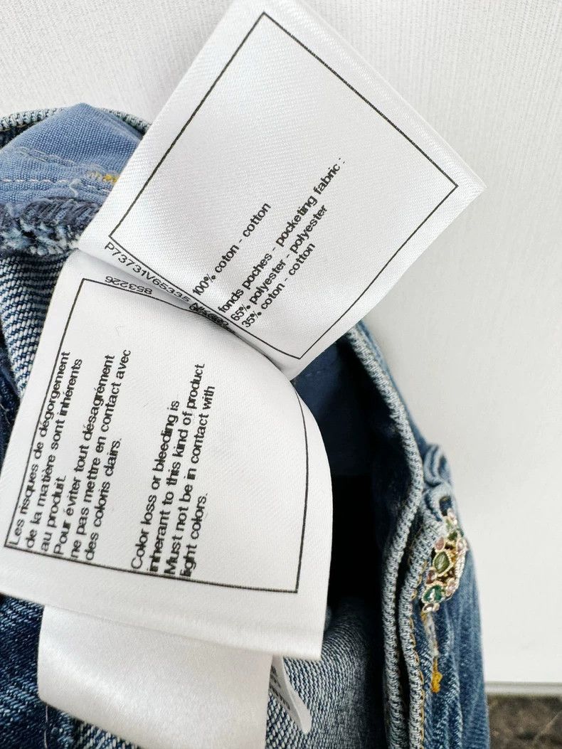 Chanel Chanel Denim Pants Size 34 Very New Size 34" / US 12 / IT 48 - 5 Thumbnail