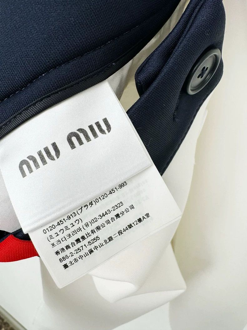 Miu Miu Miu Miu White A-Line Skirt with Colorful Waistband Size 38" / US 16 / IT 52 - 4 Thumbnail