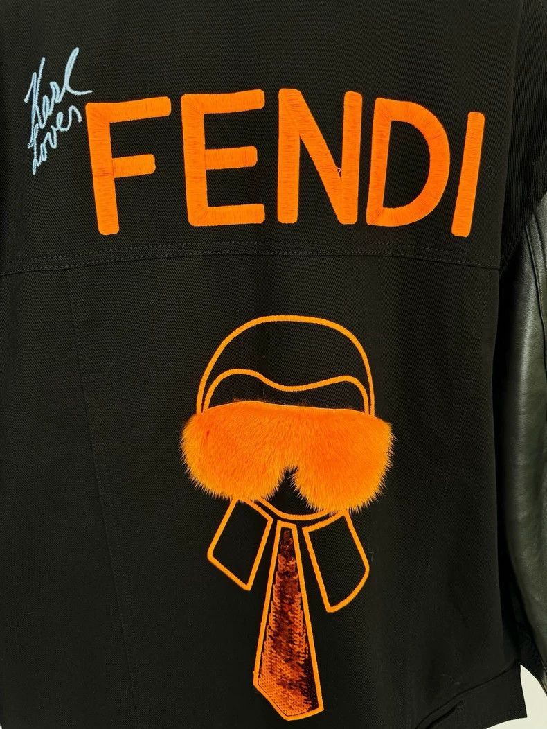 Fendi Fendi Jacket with Unique Orange Design Size L / US 10 / IT 46 - 5 Thumbnail