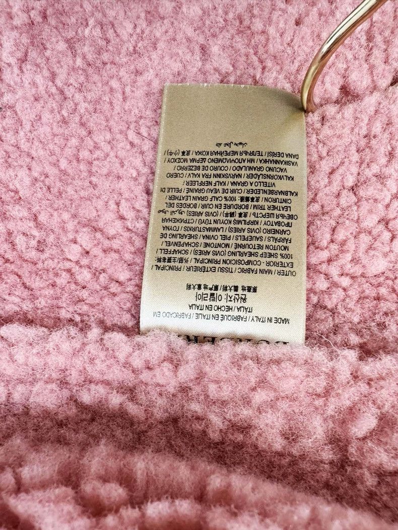 Burberry Burberry Shearling Coat in Light Pink Size L / US 10 / IT 46 - 4 Thumbnail