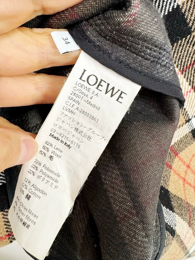 Loewe Loewe Plaid Jacket in Excellent Condition Size XS / US 0-2 / IT 36-38 - 5 Thumbnail