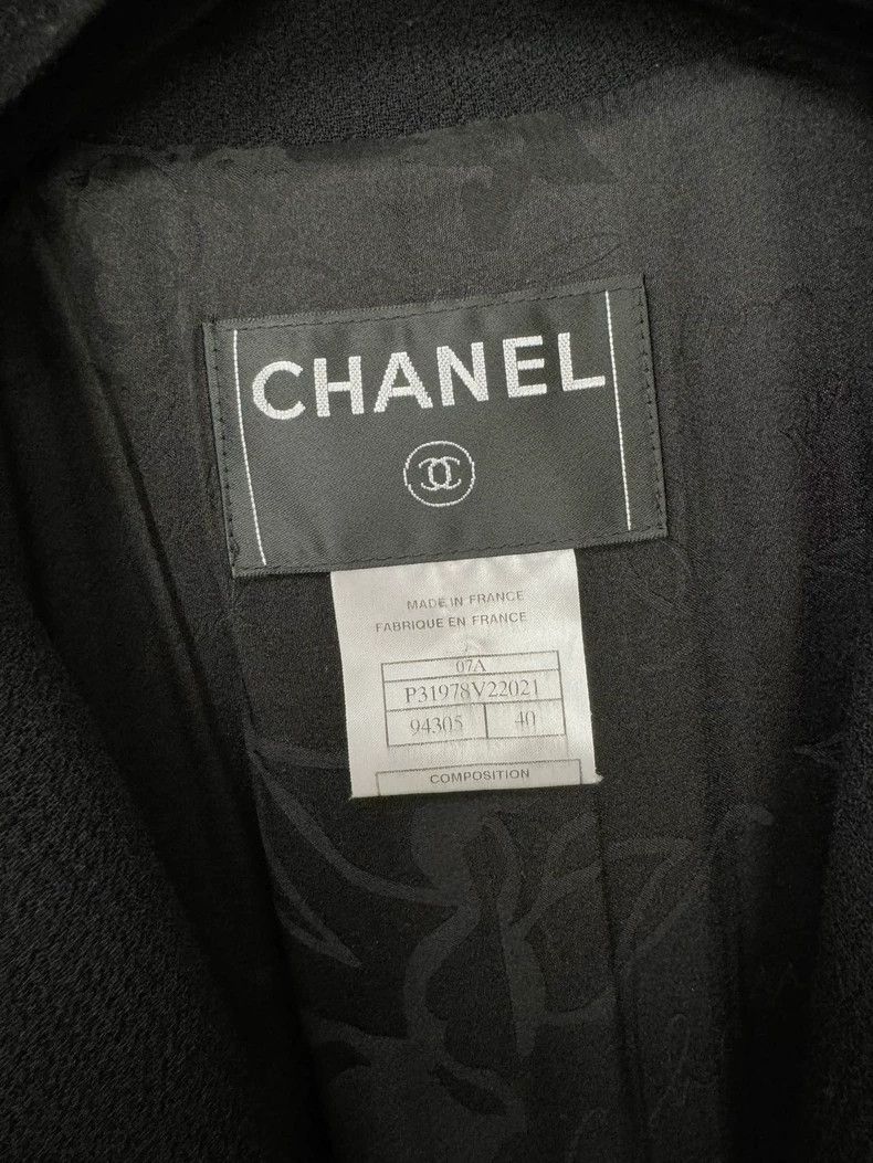 Chanel Chanel Jacket Size 40 in Black Size L / US 10 / IT 46 - 2 Thumbnail