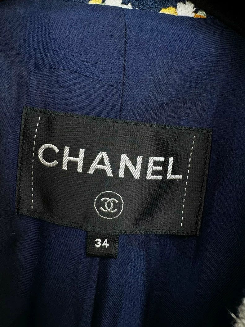 Chanel Chanel Houndstooth Pattern Outerwear Jacket Size XS / US 0-2 / IT 36-38 - 2 Thumbnail